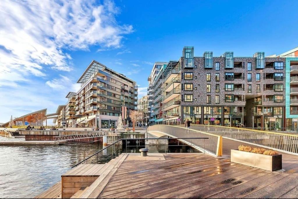 Ferienwohnung Tjuvholmen - Sjoside Hjem Oslo Exterior foto